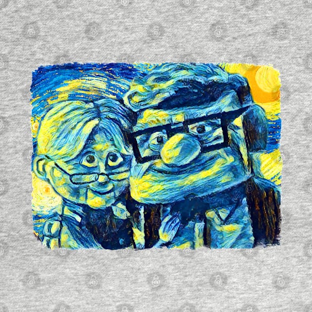 UP Carl Couple Van Gogh Style by todos